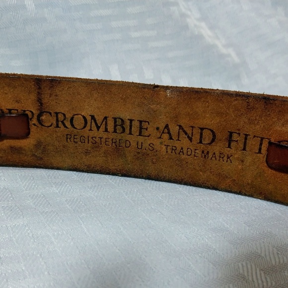 Ambercrombie Leather Belt w/ Brass Bucle - Picture 2 of 8